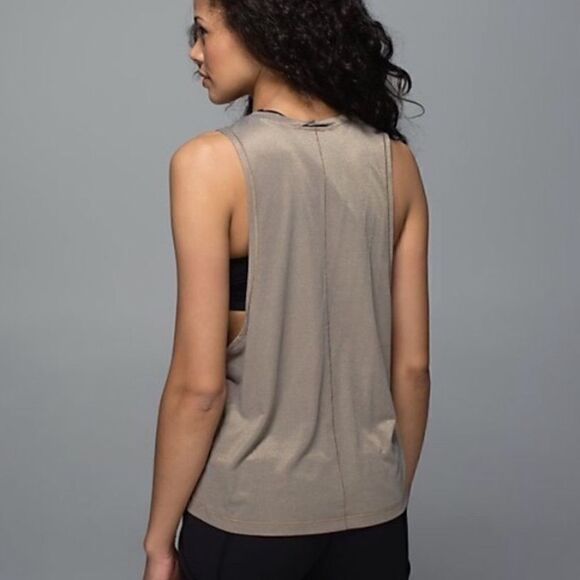 Lululemon Cardio Squad Tank Gold Bronze - Picture 9 of 9